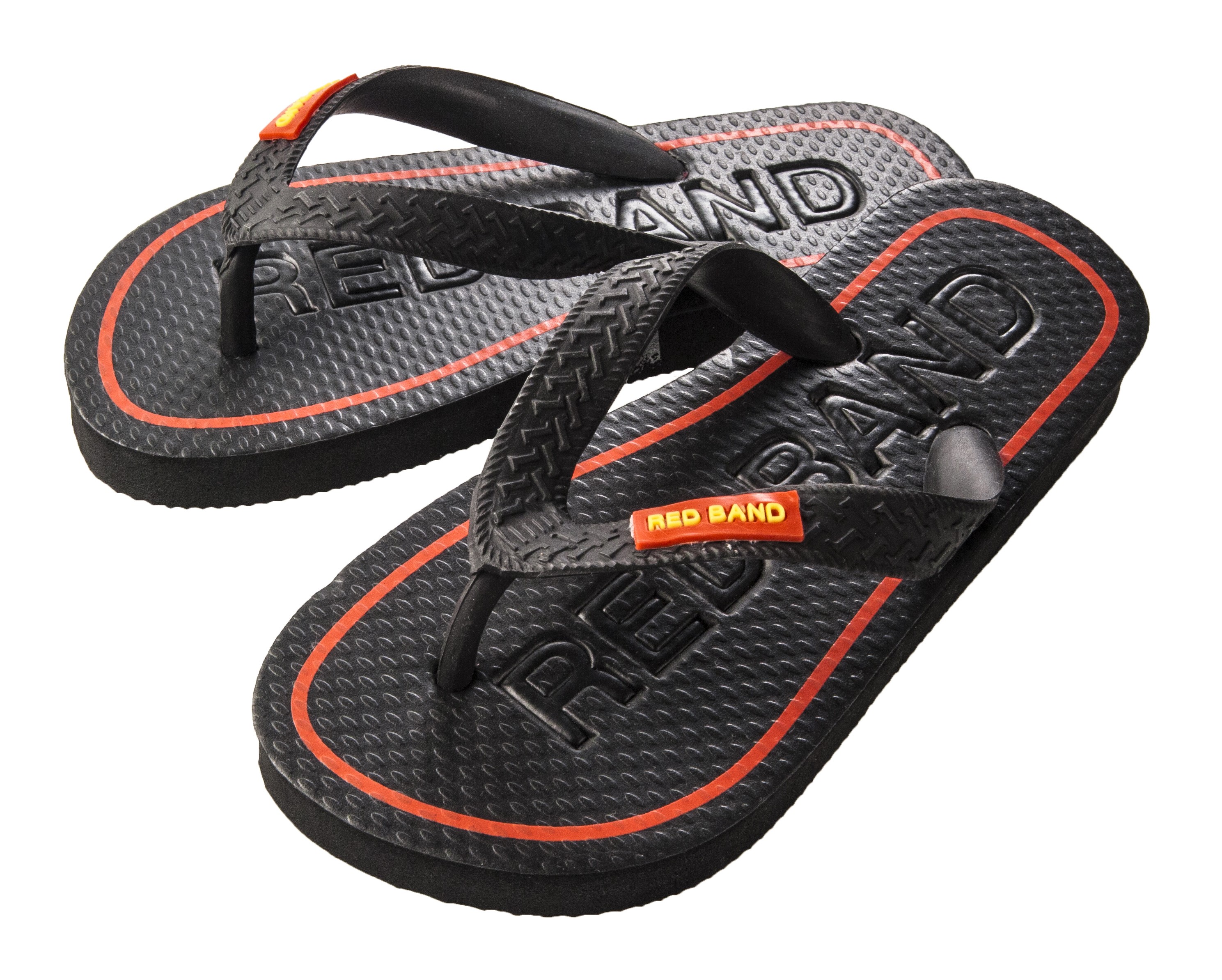 Red band flip flops best sale