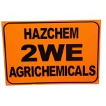 Hazchem Sign 2WE 300x450