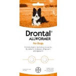 Drontal Allwormer for 10kg Dogs x2 tabs