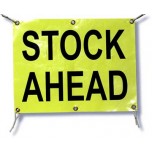 Stock Ahead Sign