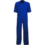 Overall Zip Short Sleeve Polycotton Royal